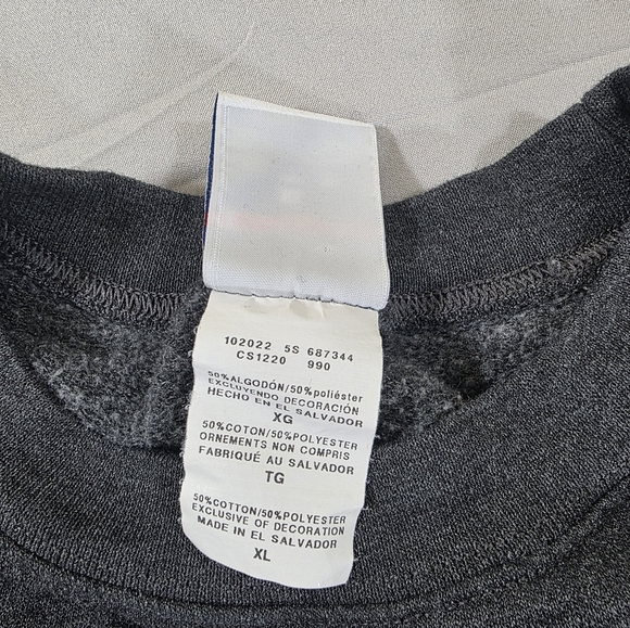 Champion Men's Dark Gray St. John Fisher College Crewneck Sweater - Picture 3 of 8